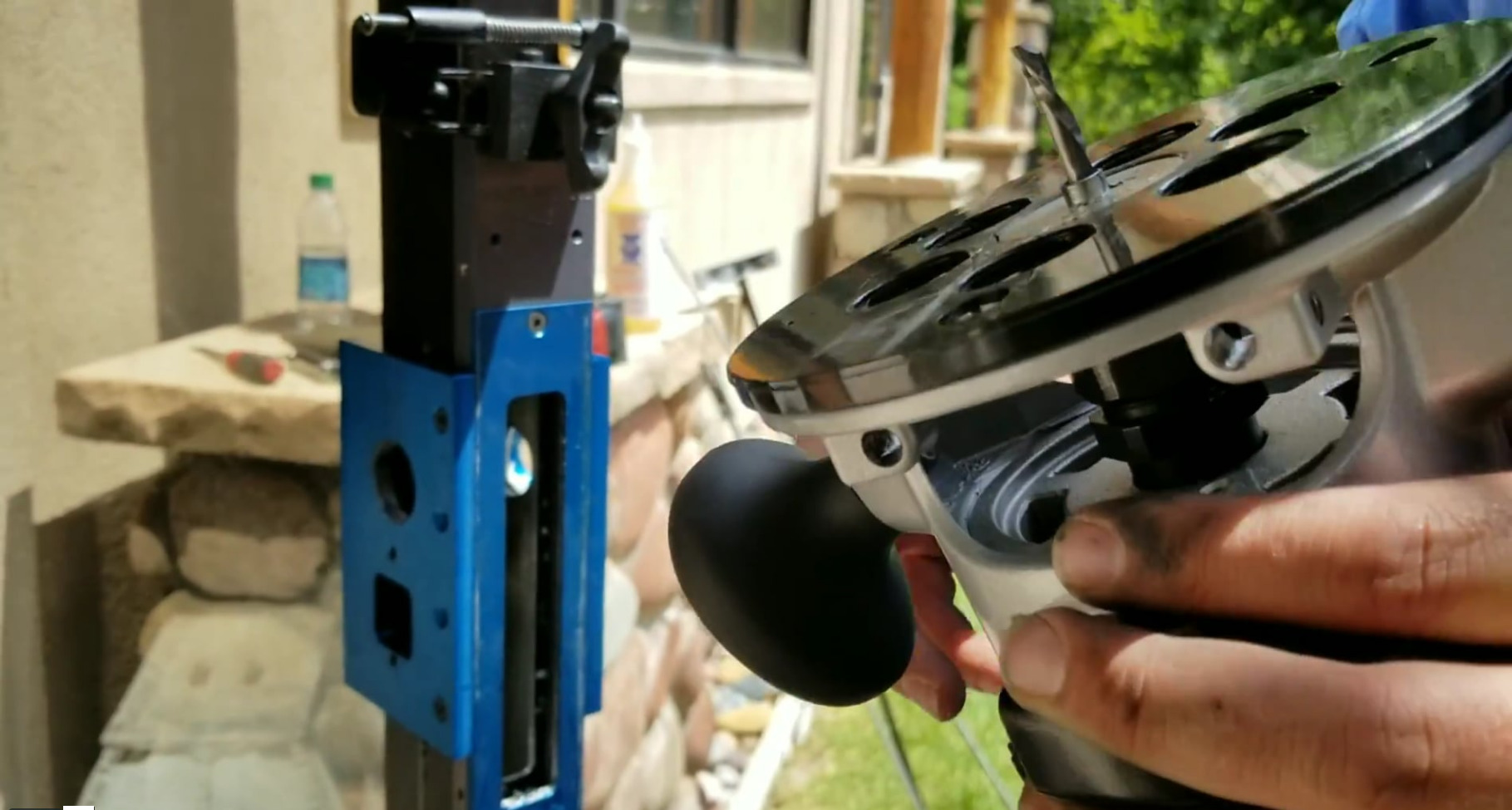 Major Manufacturing Router Jig Installing a Adams Rite Deadbolt